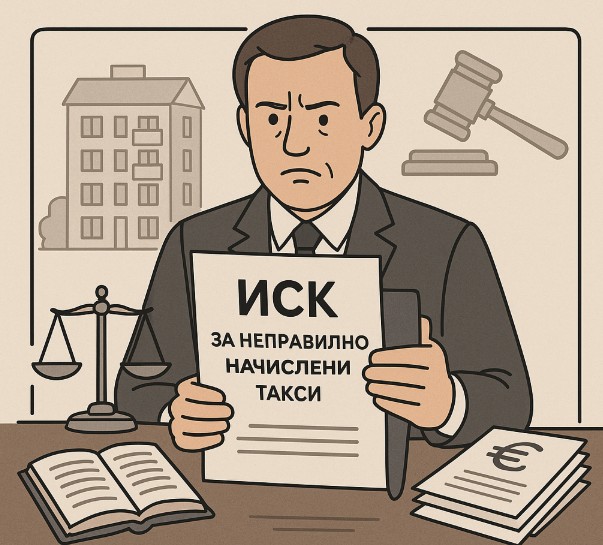 Иск за неправилно начислени такси